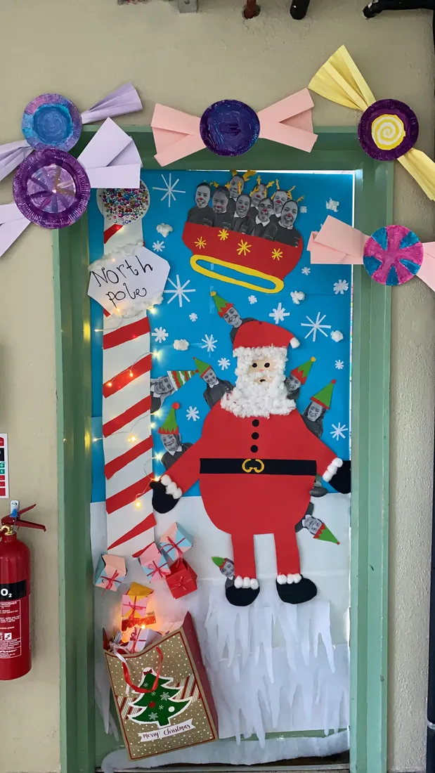 OLV Christmas door competition WINNERS!! - Our Lady of Victories Girls' National School, Ballymun Road, Dublin 9