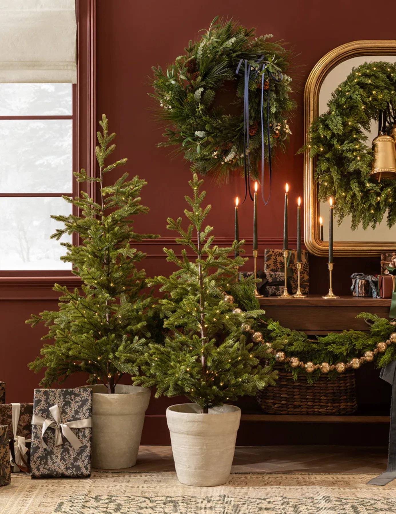 Only Shea McGee could create the chicest wicker Christmas trees – they are charming, rustic, and under $20