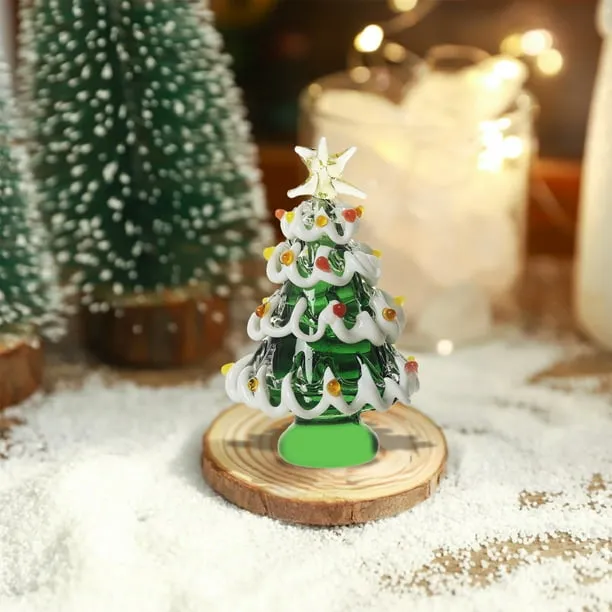 Ornament Ceramic Tree Topper Ceramic Christmas Tree Hand Painted Ceramic Tree Orange Tree Lighted Halloween Tree Green Christmas Tree Holiday Christmas Tree For Indoor Christmas Decorations With Sta