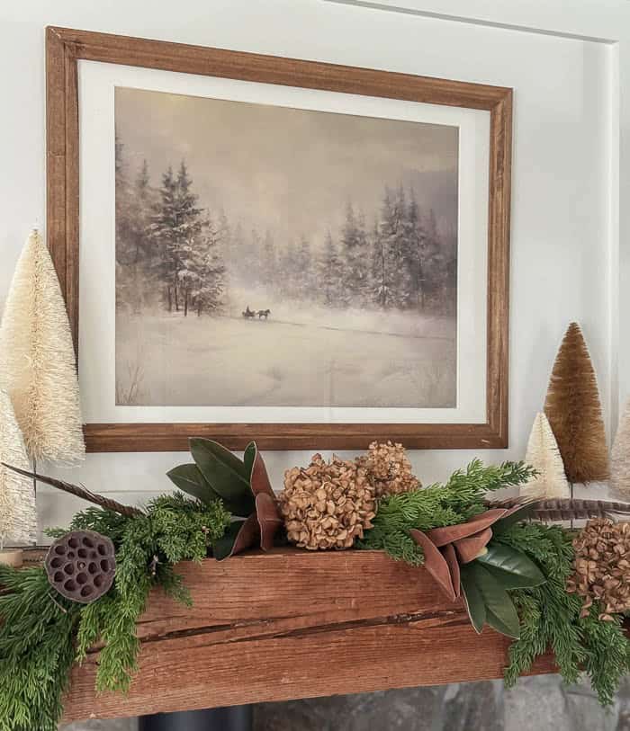 Our Cozy Holiday Fireplace Mantel | Timeless Christmas Decorating Ideas -  Rooms For Rent blog
