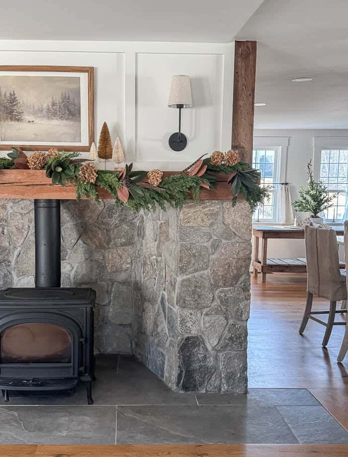 Our Cozy Holiday Fireplace Mantel | Timeless Christmas Decorating Ideas -  Rooms For Rent blog