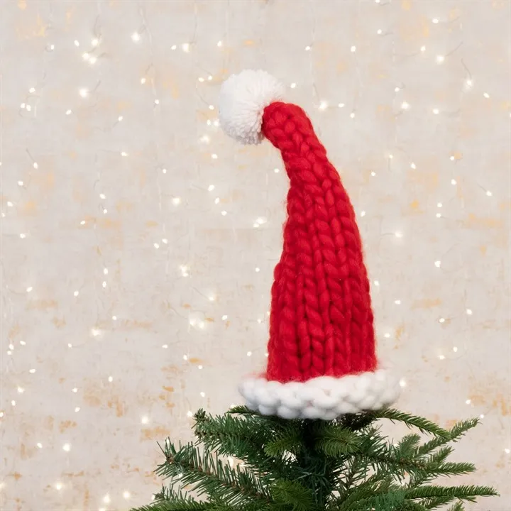 Oversized Santa Hat Tree Topper Large Santa Hat Tree Topper