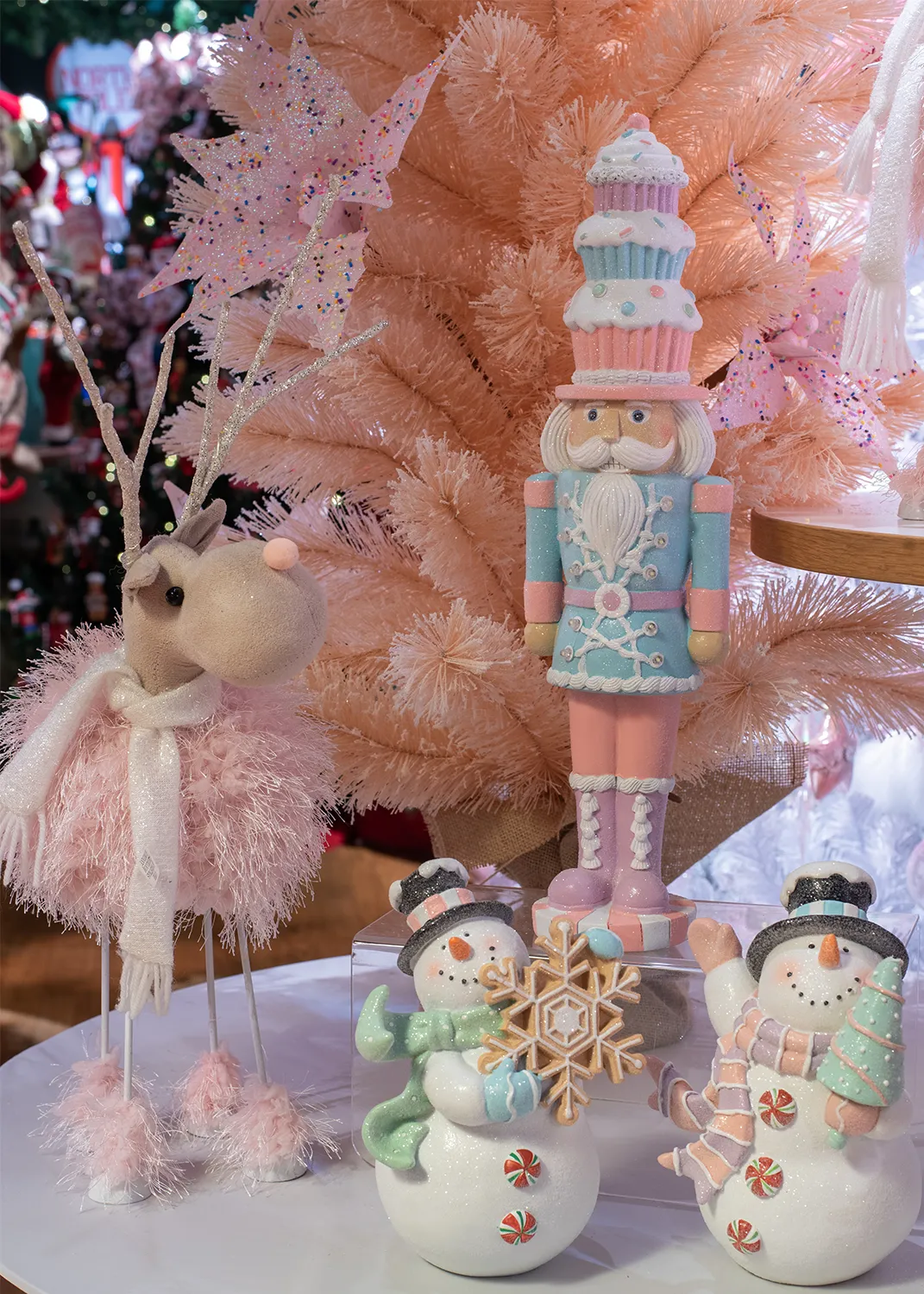 Pastel Nutcracker with Cupcake Hat - Christmas Heirloom Company