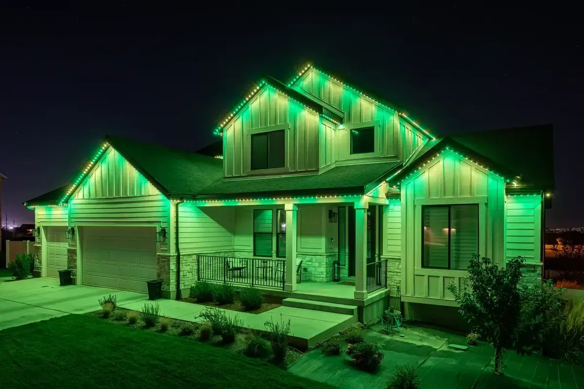 Permanent Christmas Light Installation in Allentown, PA