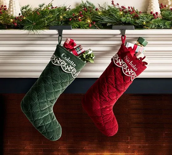 Personalized Stockings & Stocking Holders | Pottery Barn