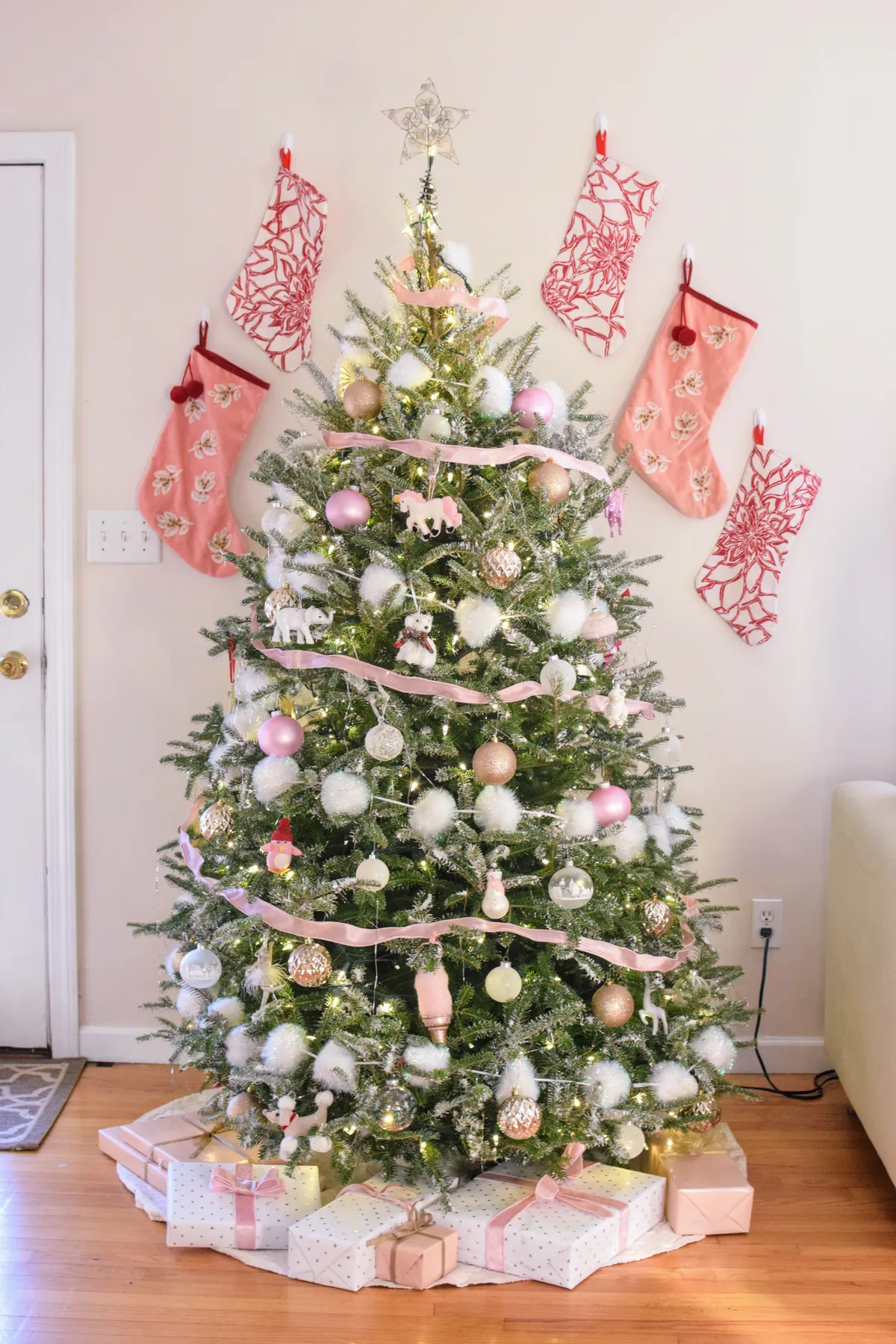 Pink Christmas Decor & Tree