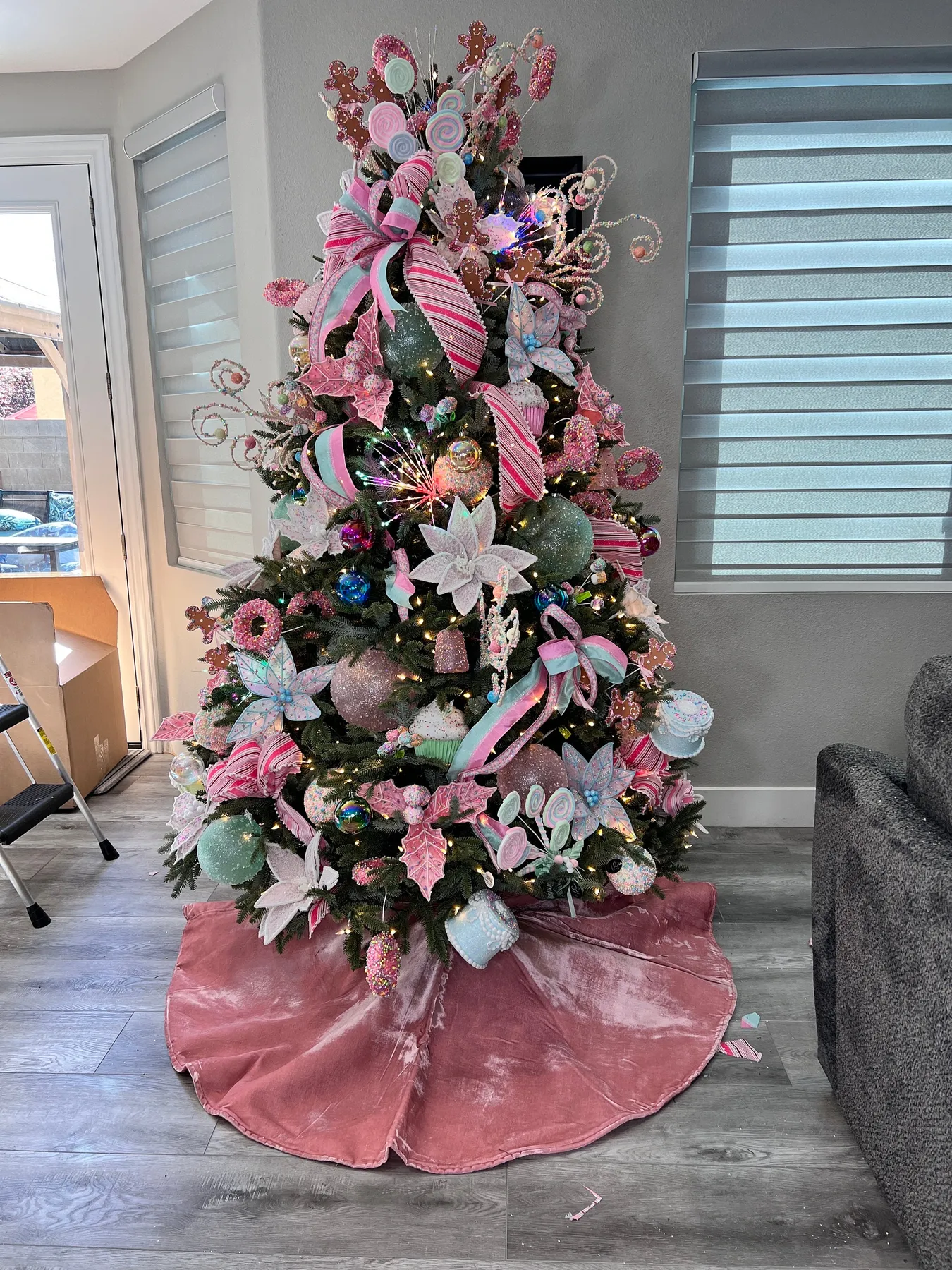 Pink Christmas Tree Candy Land Ornament How To Perfect The Pink Christmas  Tree Look Farmhousehub