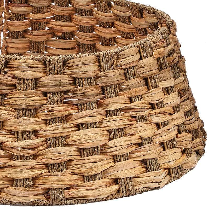 Plastic Weave & Metal Christmas Tree Base Collar