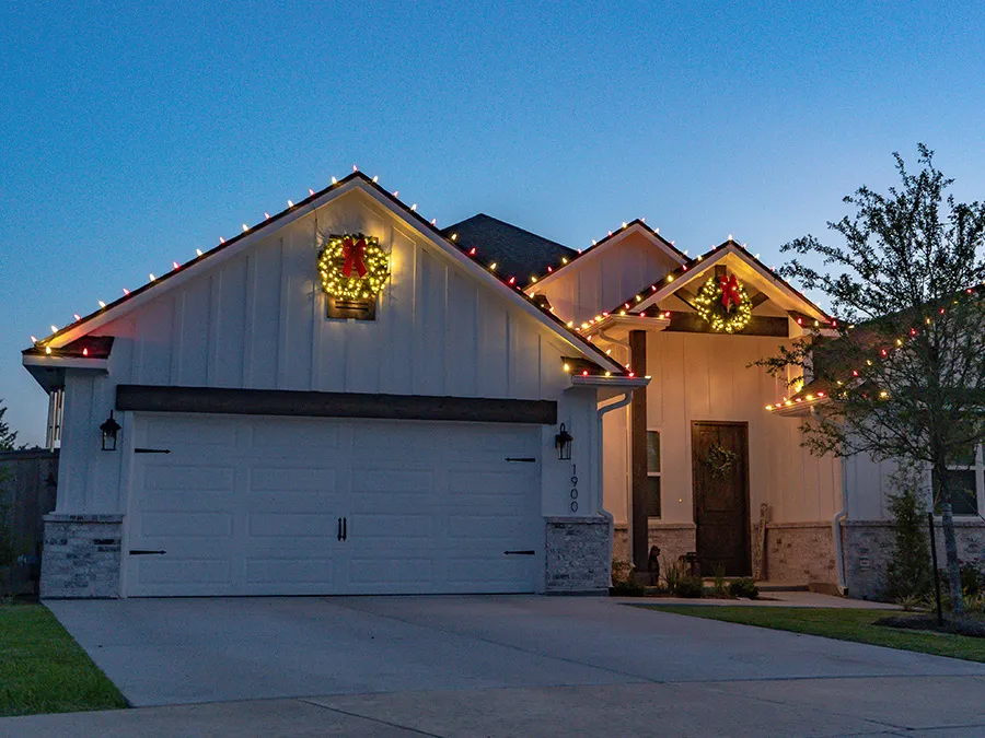 Professional Christmas Light Installation Projects | Texas Light Crew