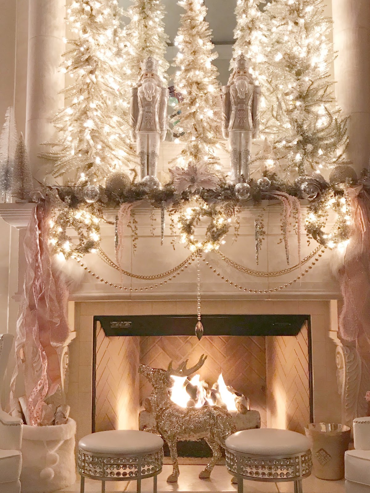Purple Chocolat Home: Christmas Nutcracker Mantel