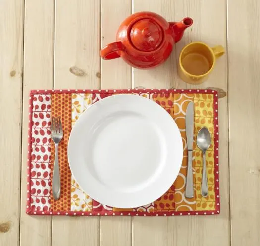 Quilt-As-You-Go Place Mat Pattern