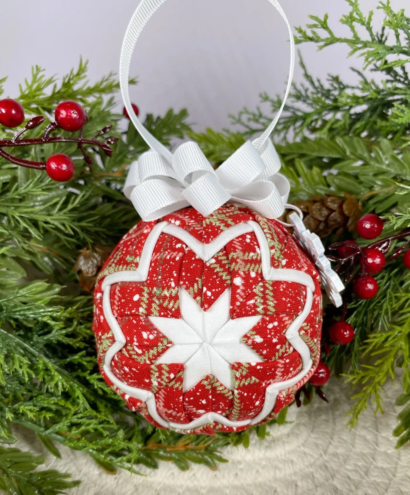 Quilted fabric ornament — The Ornament Boutique