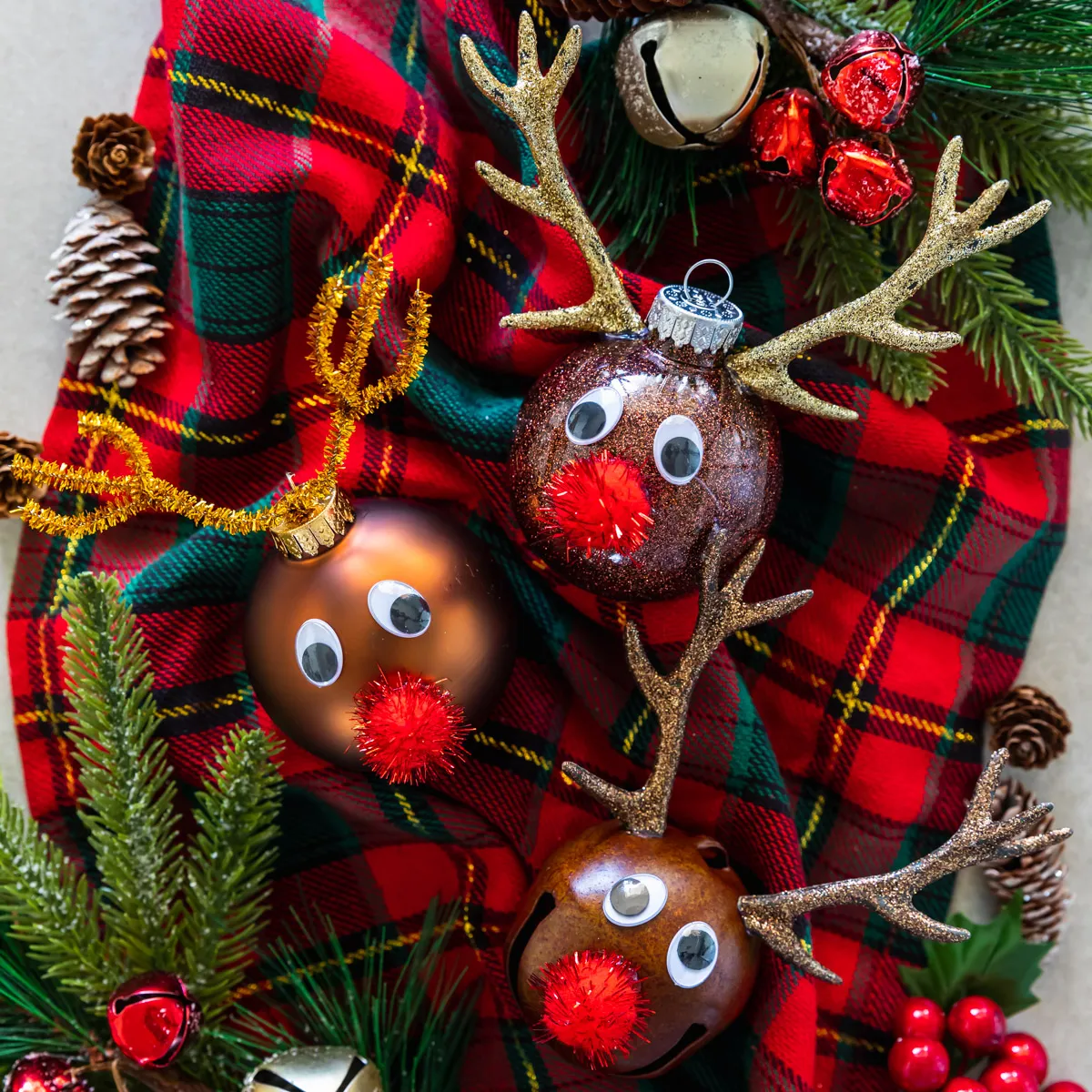 Reindeer Ornaments - A Pumpkin And A Princess