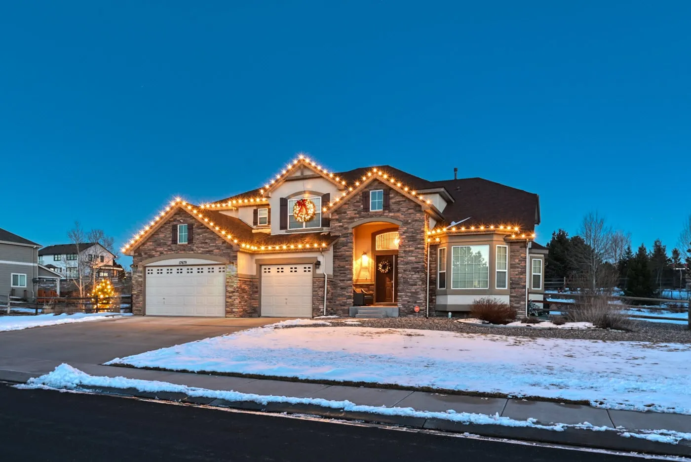 Residential Christmas Light Installation