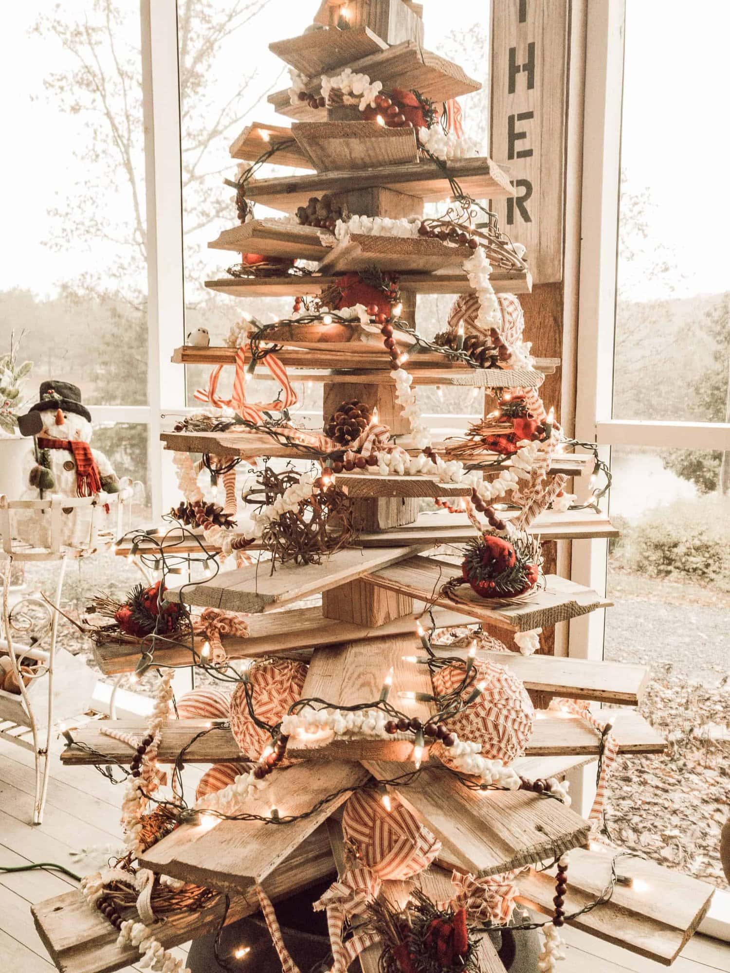 Rustic Christmas Trees Handmade Wooden Christmas Decorations Rustic Wood  Christmas Tree