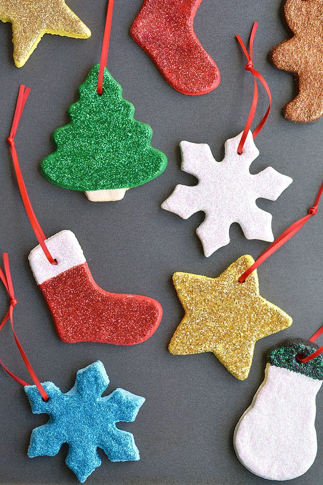 Salt Dough Ornaments - One Little Project
