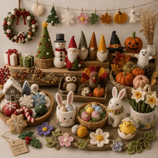 Seasonal — Wholesale Handmade Wool Felt | Felt & Wool Craft