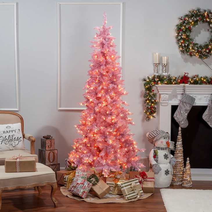 Shop Bed Bath & Beyond's Pink Christmas Tree for Under $300 | Apartment  Therapy