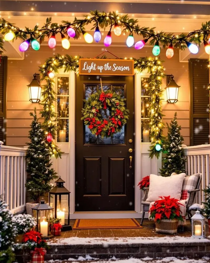 Simple Christmas Outdoor Lighted Decorations Outdoor Christmas Light Ideas: 23 Enchanting Ways To Illuminate Your Plot