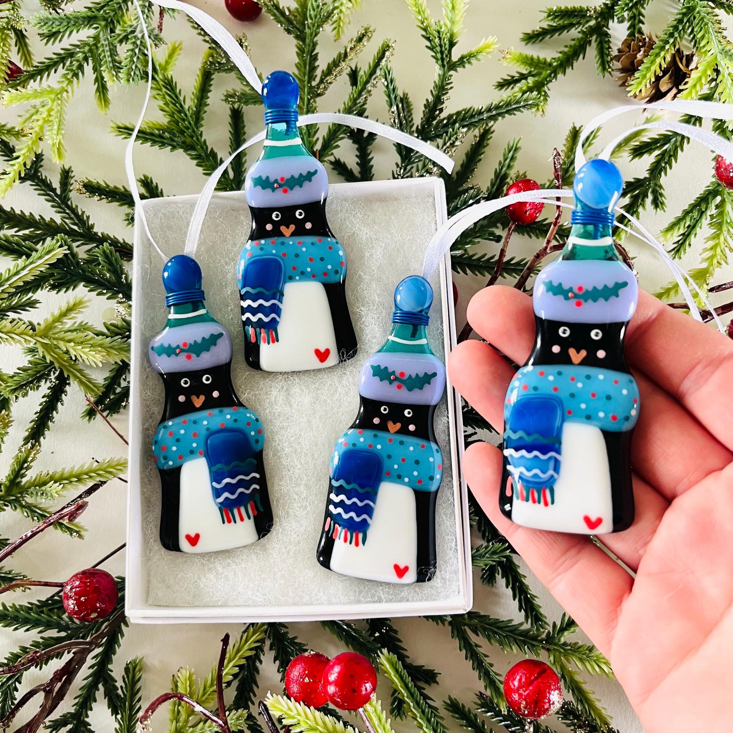 Simple Fused Glass Ornaments How To Make Fused Glass Christmas Tree Ornaments Glass Art By Margot
