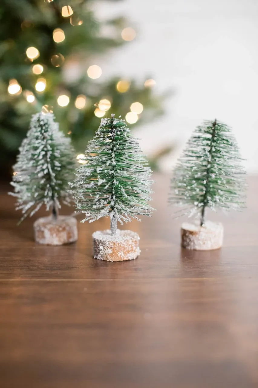 Small Bottle Brush Trees 5' Mini Green Bottlebrush Trees Set Of Decorator's Warehouse