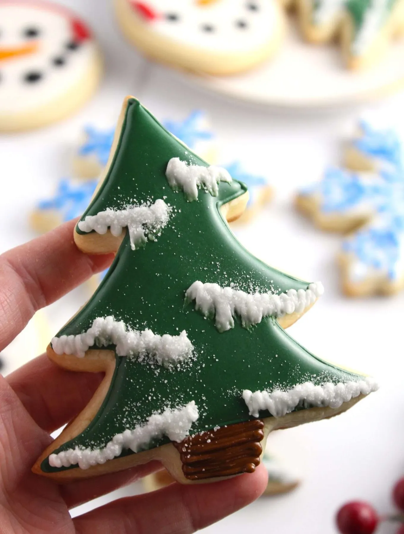 Snowman Sugar Cookies - The Squeaky Mixer