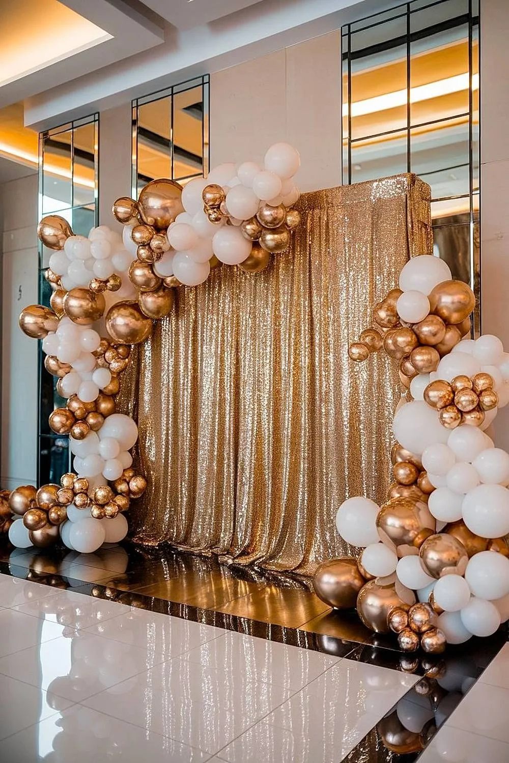 Sparkle and Glamour: The Black Sequin New Year Party Decor - Lets celebrate