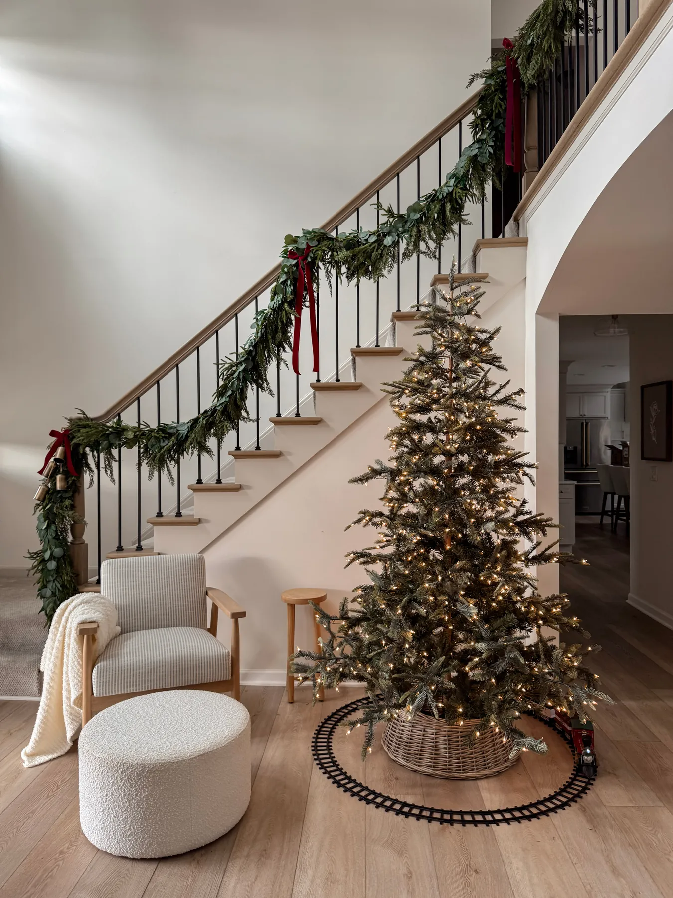 stair railing Archives - Come Stay Awhile by Amanda Vernaci | Modern Farmhouse DIY + Home Renovation