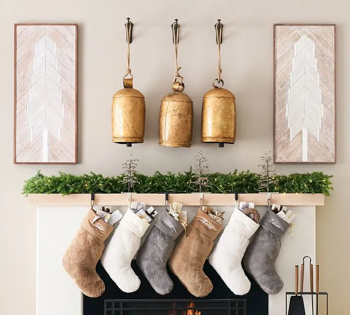 Stocking Holder Pottery Barn Knit Stocking Classic Low Profile Stocking  Holders