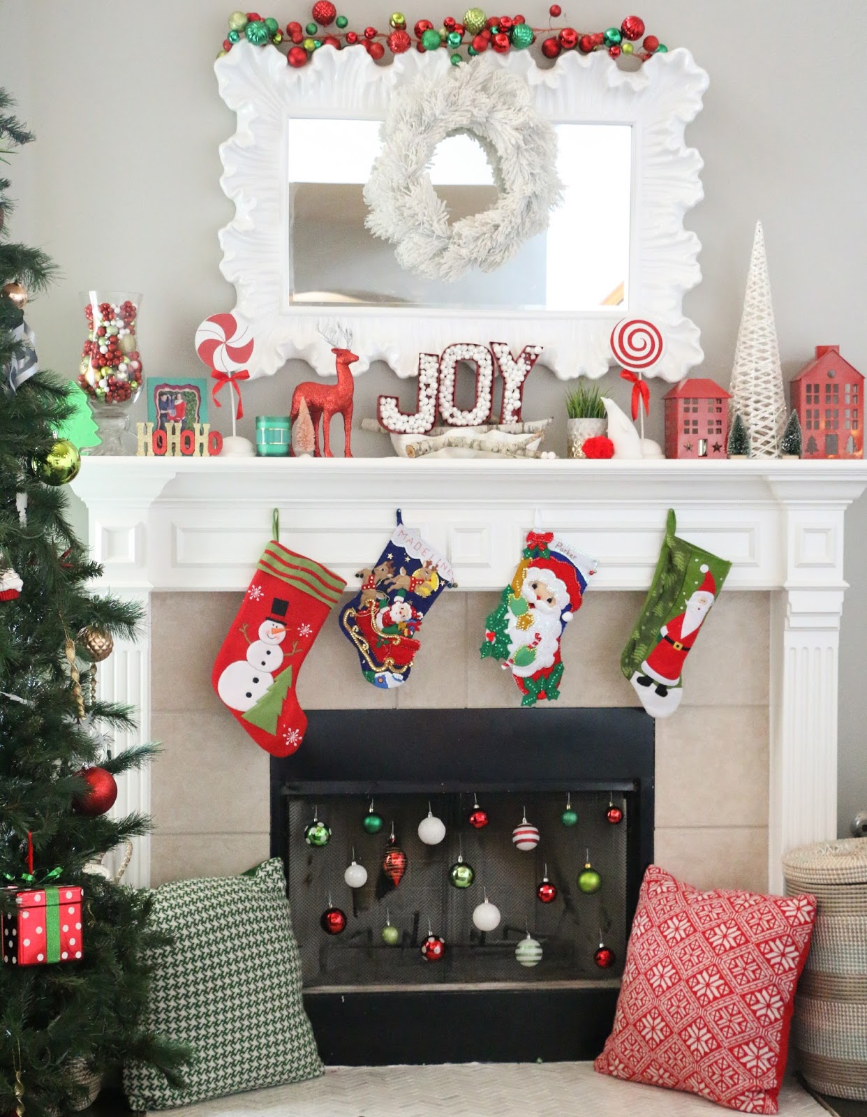 Style It - An Ornament Fireplace - A Kailo Chic Life