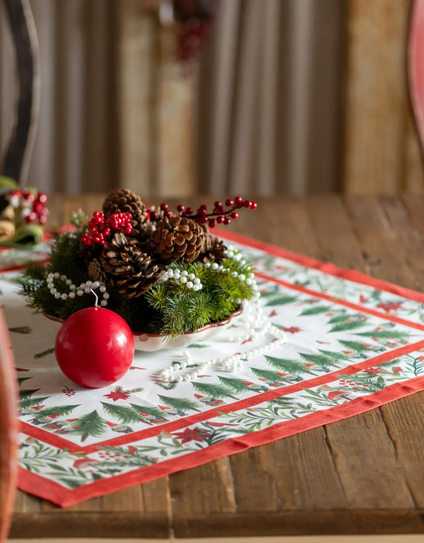 Tessitura Toscana Italian Linen Jolly Elf Table Square 33'x33' Cream - European Splendor®