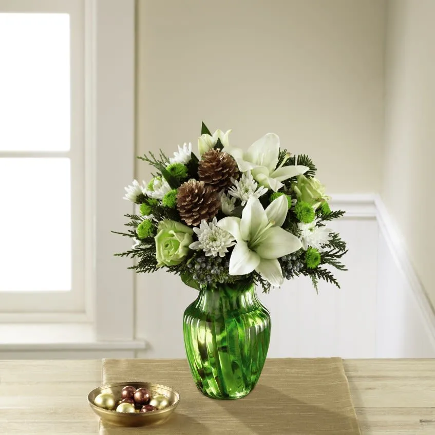 The FTD Holiday Bliss Bouquet in Central Square, NY | Leaf & Stem