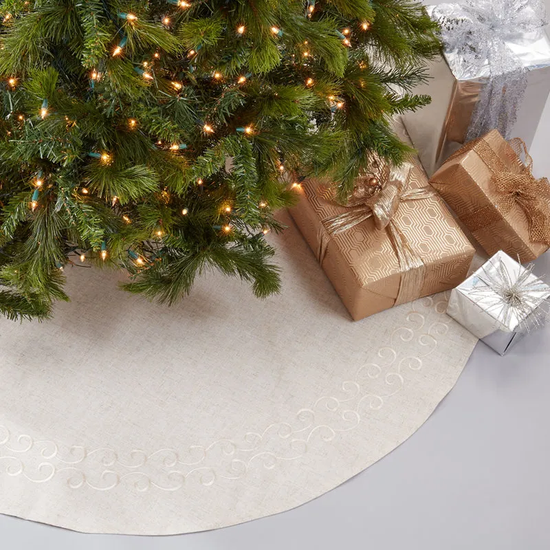 The Holiday Aisle® Jersey Tree Skirt & Reviews | Birch Lane