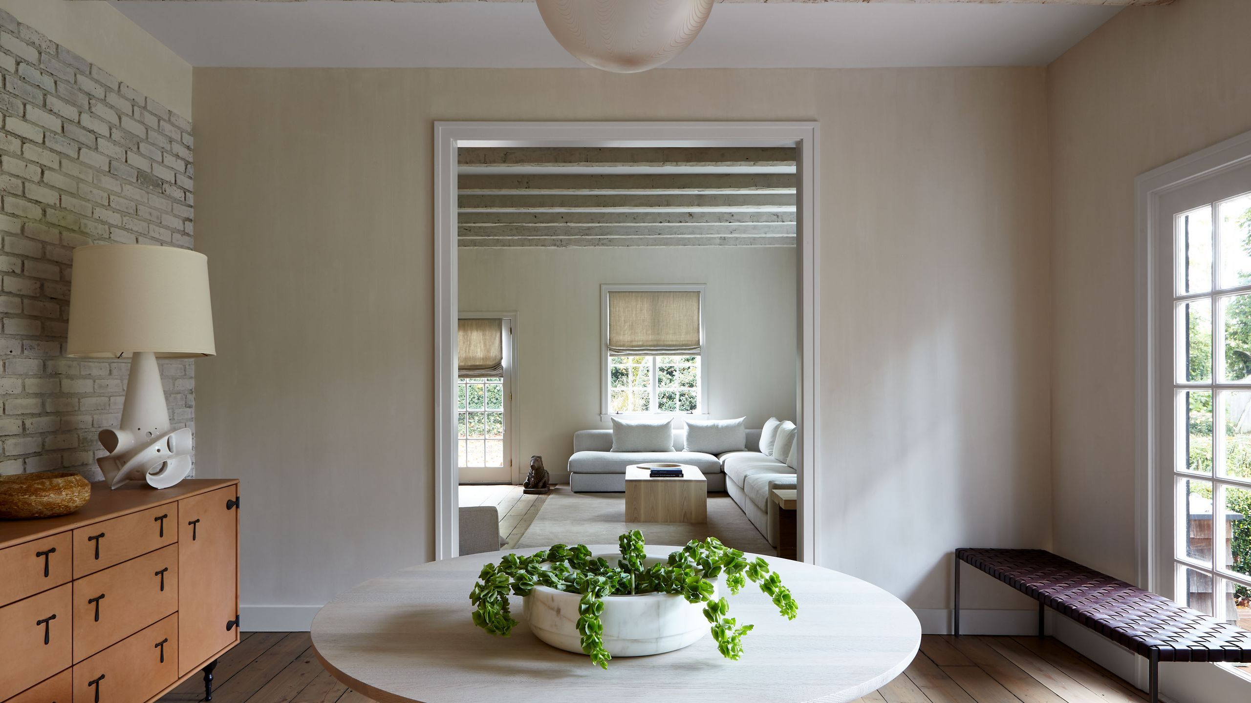 The Modern Rustic Interior of This Holiday Home Proves That Tonal Dressing Isn't Just for Your Wardrobe | AD Middle East