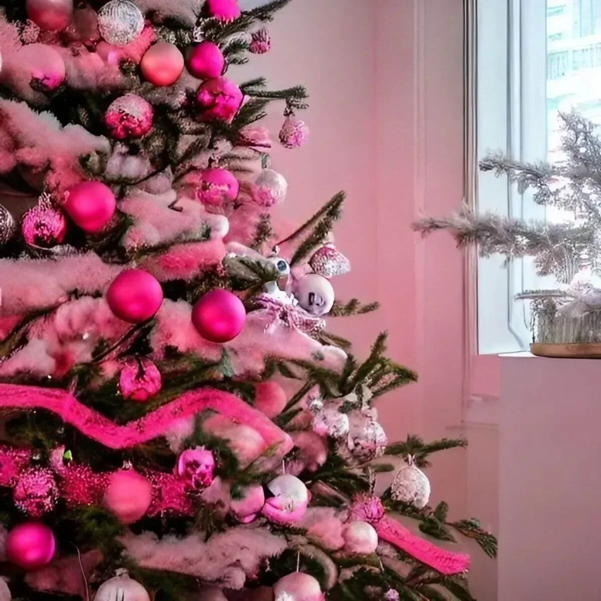 Themes Character Christmas Tree Ideas 16 Pink Christmas Tree Ideas For A  Barbiecore Celebration Jolly Festive