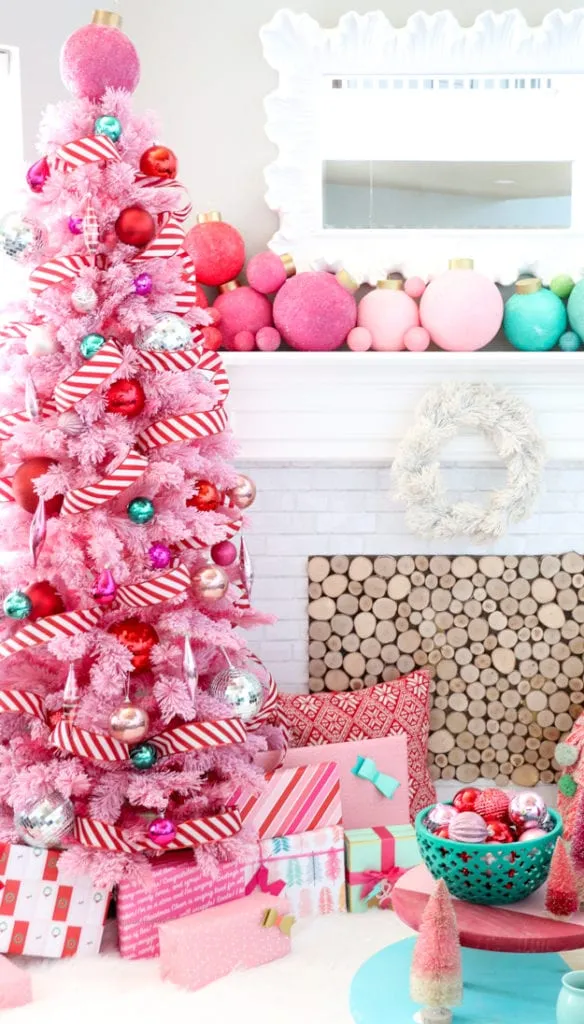 Themes Character Christmas Tree Ideas 16 Pink Christmas Tree Ideas For A  Barbiecore Celebration Jolly Festive