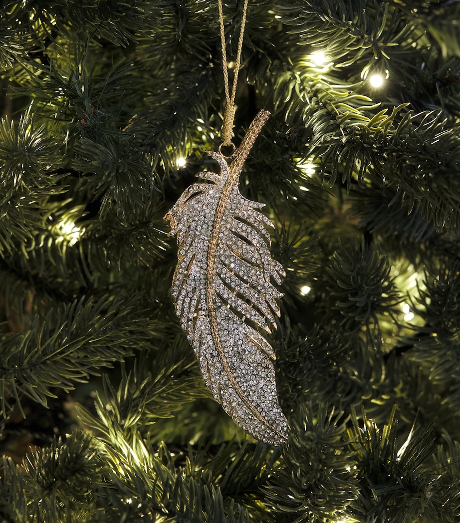 Tinker Tailor Crystal-Embellished Feather Tree Decoration | Harrods US