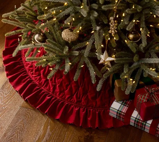 Tree Skirt Tree Skirts & Tree Collars | Pottery Barn