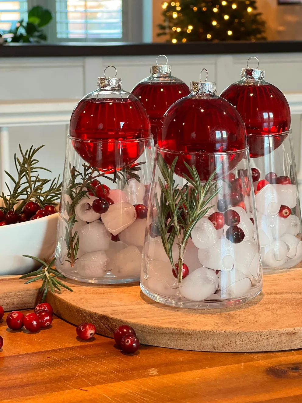 Try this DIY Christmas cranberry drink