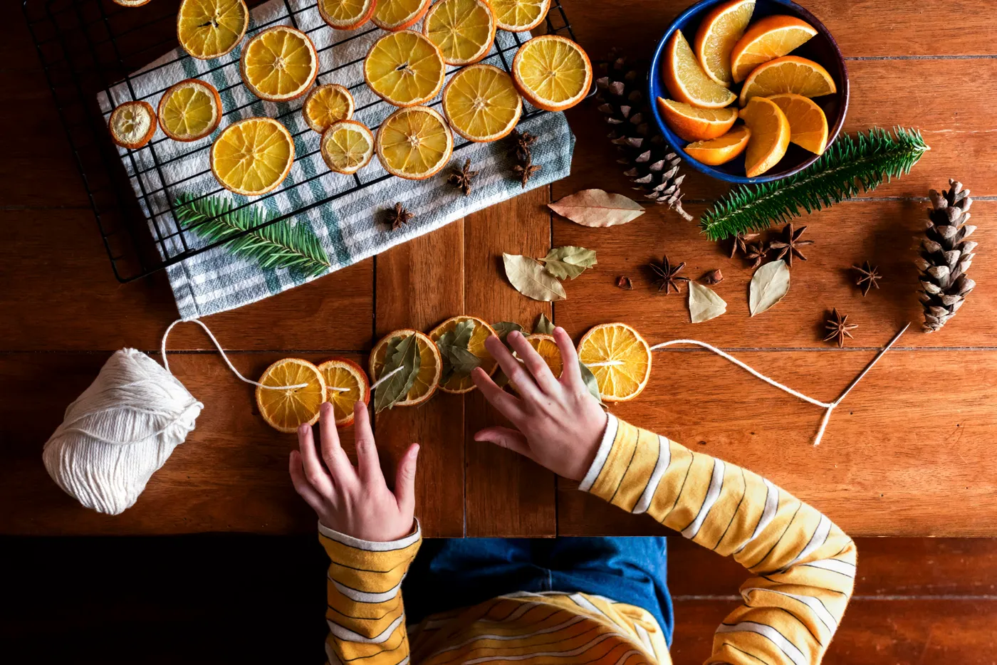 Try This Dried Orange Garland DIY Hack to Save So Much Time | Apartment Therapy