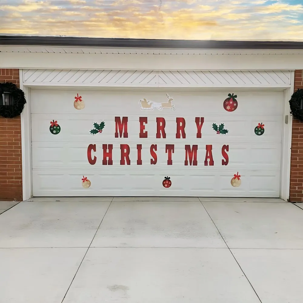 VictoryStore Merry Christmas Garage Door Magnets 23-Piece Jumbo Christmas  Magnet Set, Waterproof Outdoor Holiday Decorations, 16 | HomeLoft