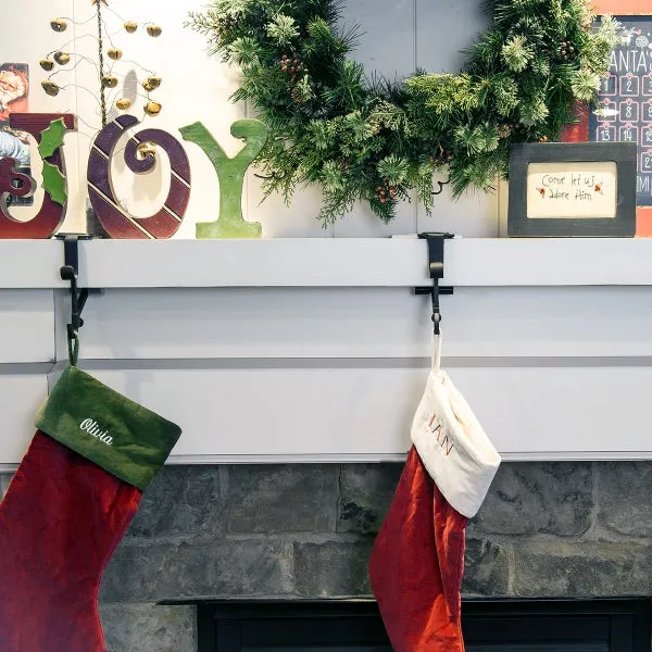 Village Lighting Company Fireplace Garland & Stocking Hangers | The Container Store