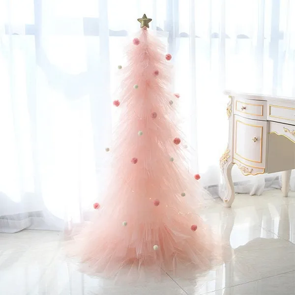 Where to Buy Pink Tulle Christmas Trees | PS Home