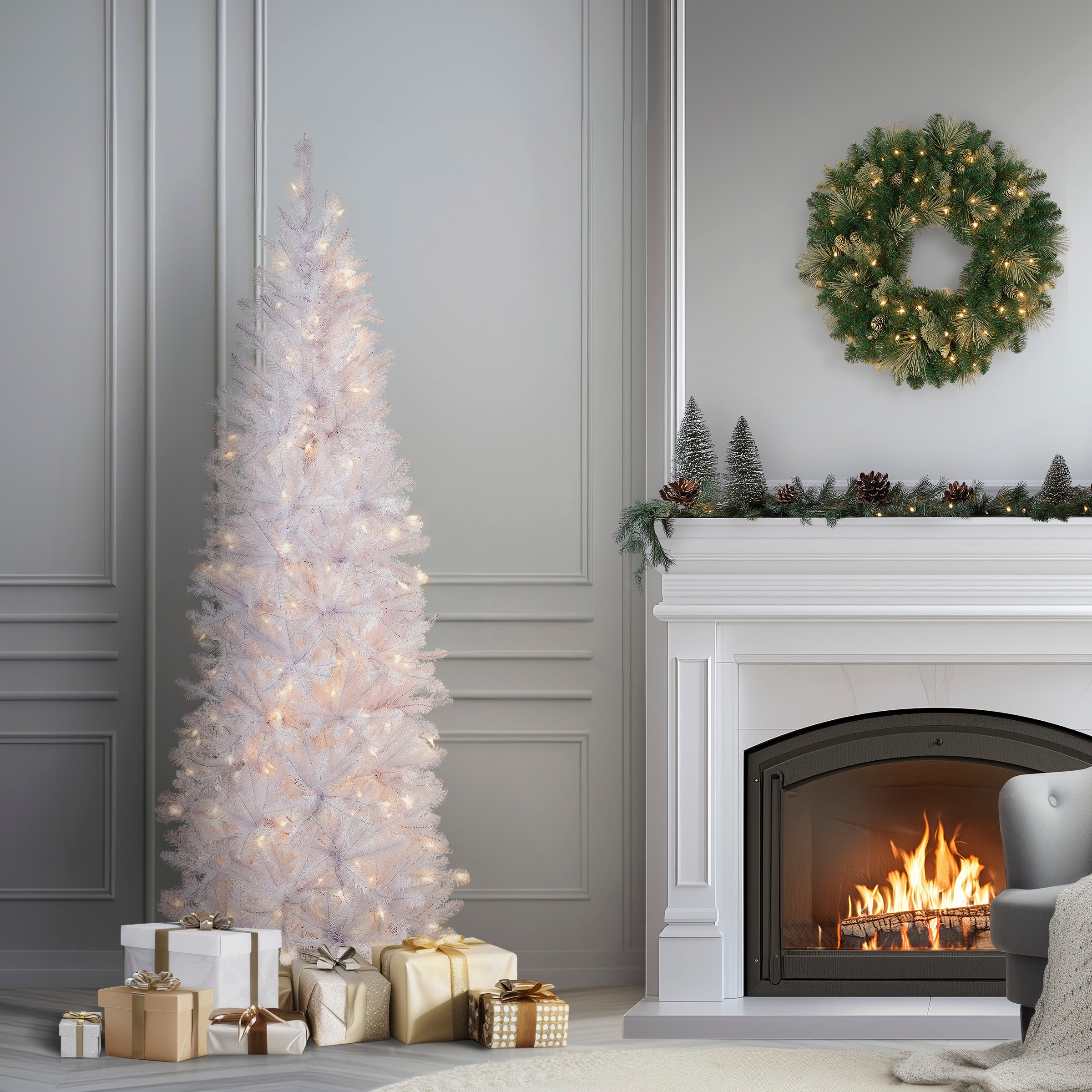 White Artificial Christmas Trees · National Tree Company