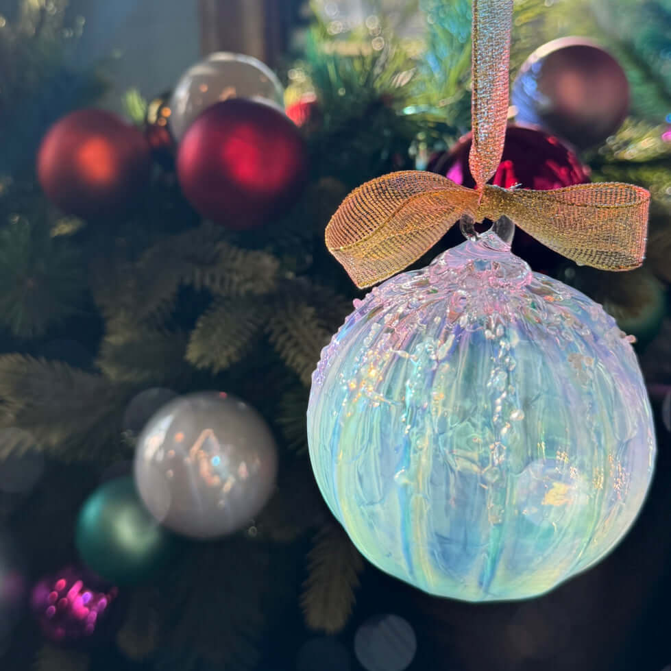 White Christmas Ornament: Handmade Holiday Series