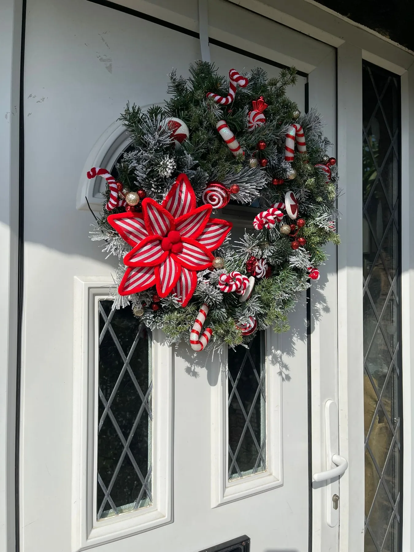 White Christmas Wreaths For Front Door Elegant Modern Christmas Wreath Holiday Entryway Wreath Sugar Creek Home
