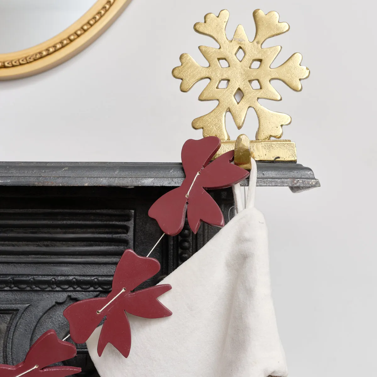 Wooden Snowflake Stocking Hanger Most Creative Christmas Decorations Crafty  Morning