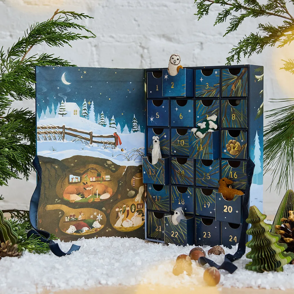 Woodland Advent Calendar filled with 24 Ornaments – Countdown to Xmas –  Craftspring