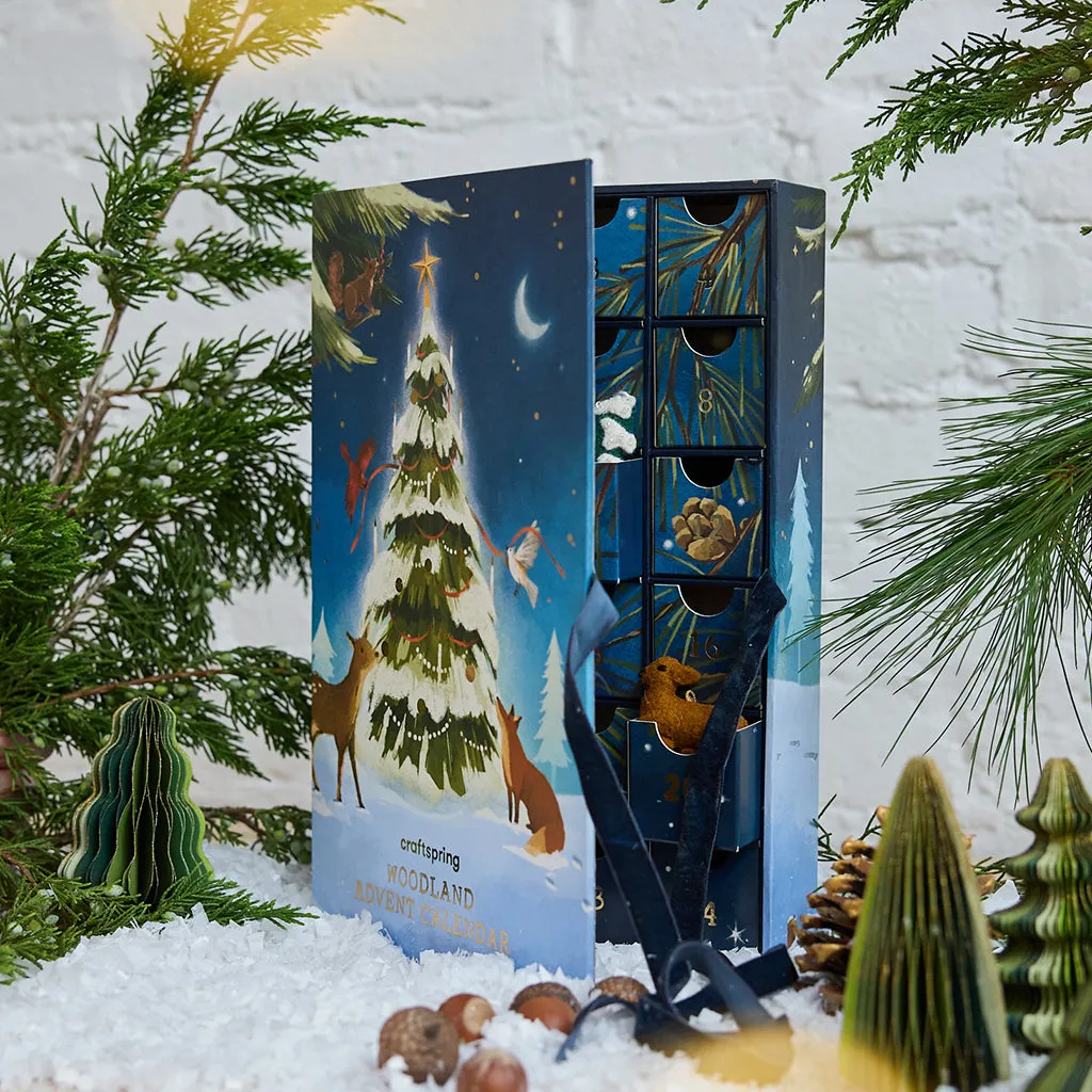 Woodland Advent Calendar filled with 24 Ornaments – Countdown to Xmas –  Craftspring