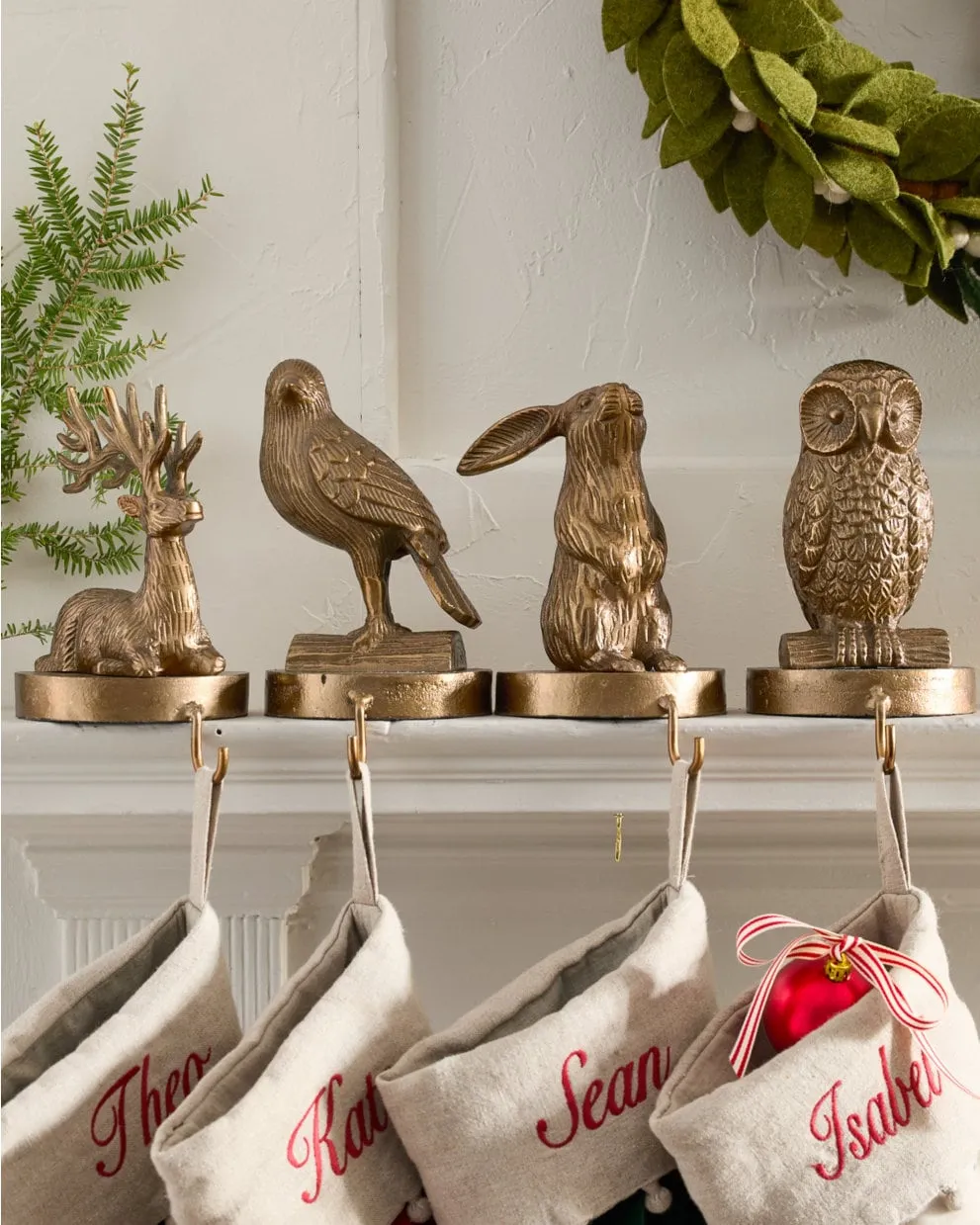 Woodland Stocking Holder Collection | Garnet Hill